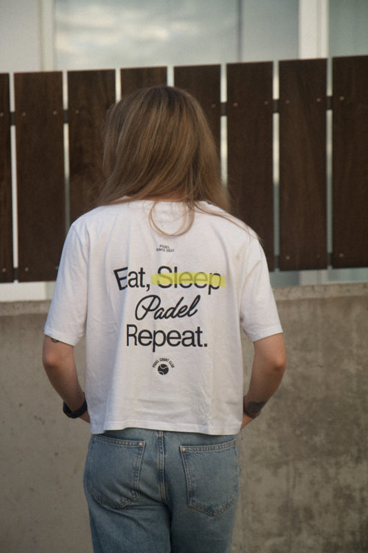 Camiseta "Eat, Sleep, Padel, Repeat"
