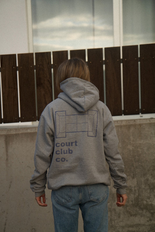 Sudadera gris pista