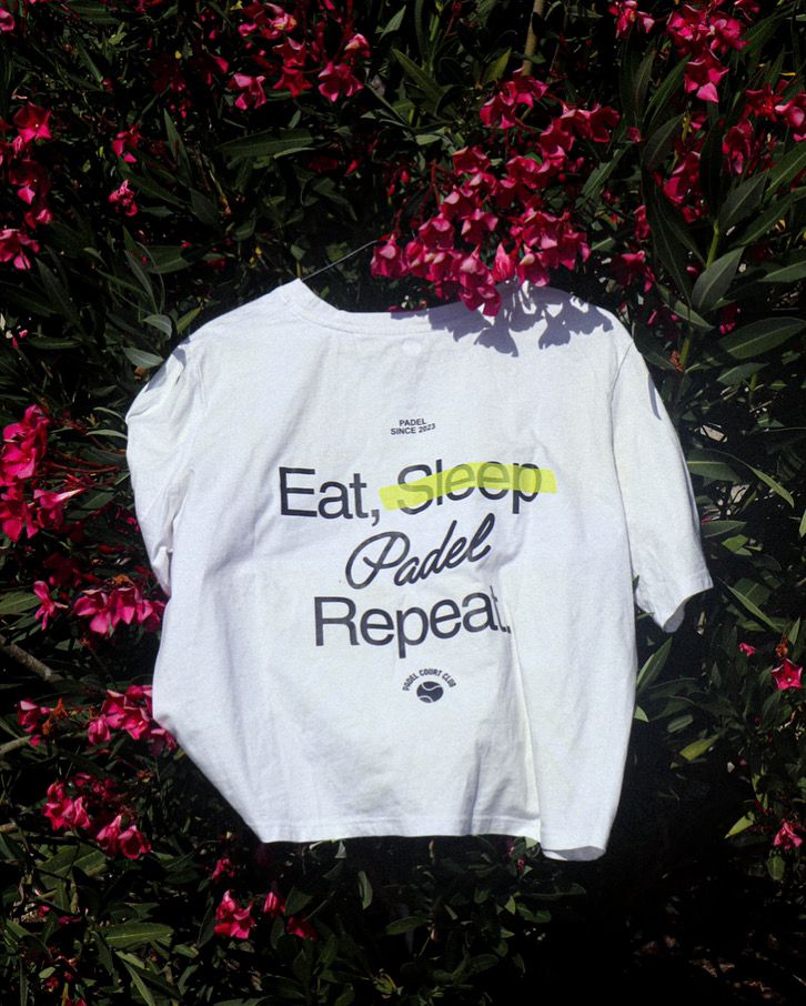 Camiseta "Eat, Sleep, Padel, Repeat"