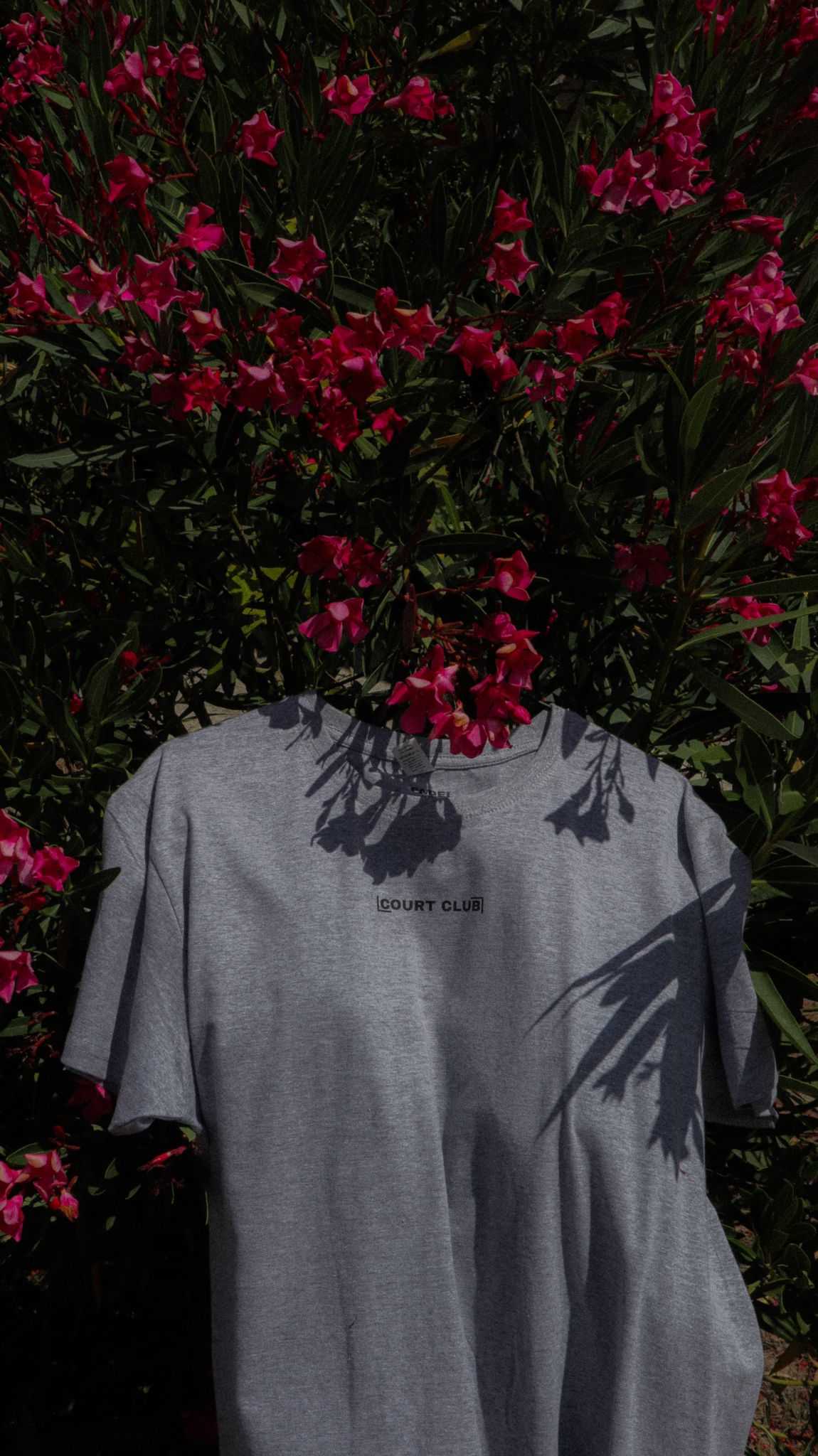 Camiseta "Padel Court Club" Gris